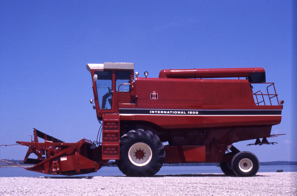 Prototype International Harvester combine