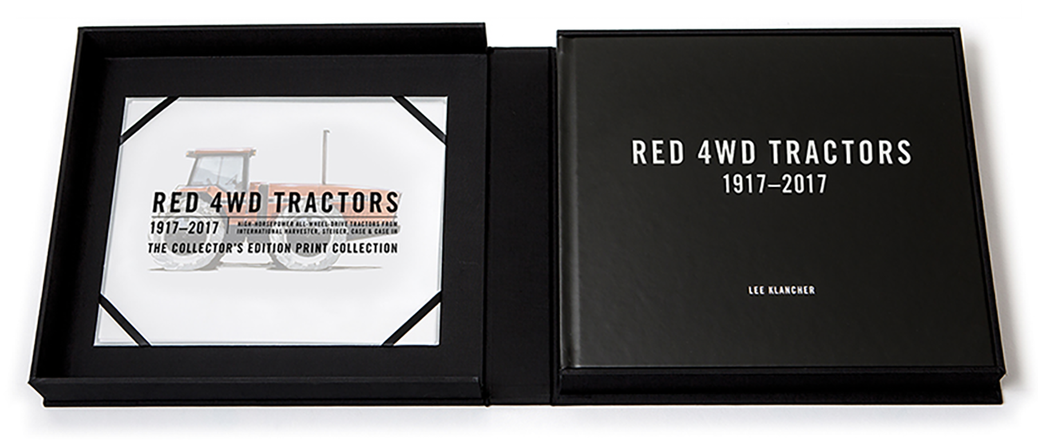 Red 4WD Collectors Edition leatherbound book in case