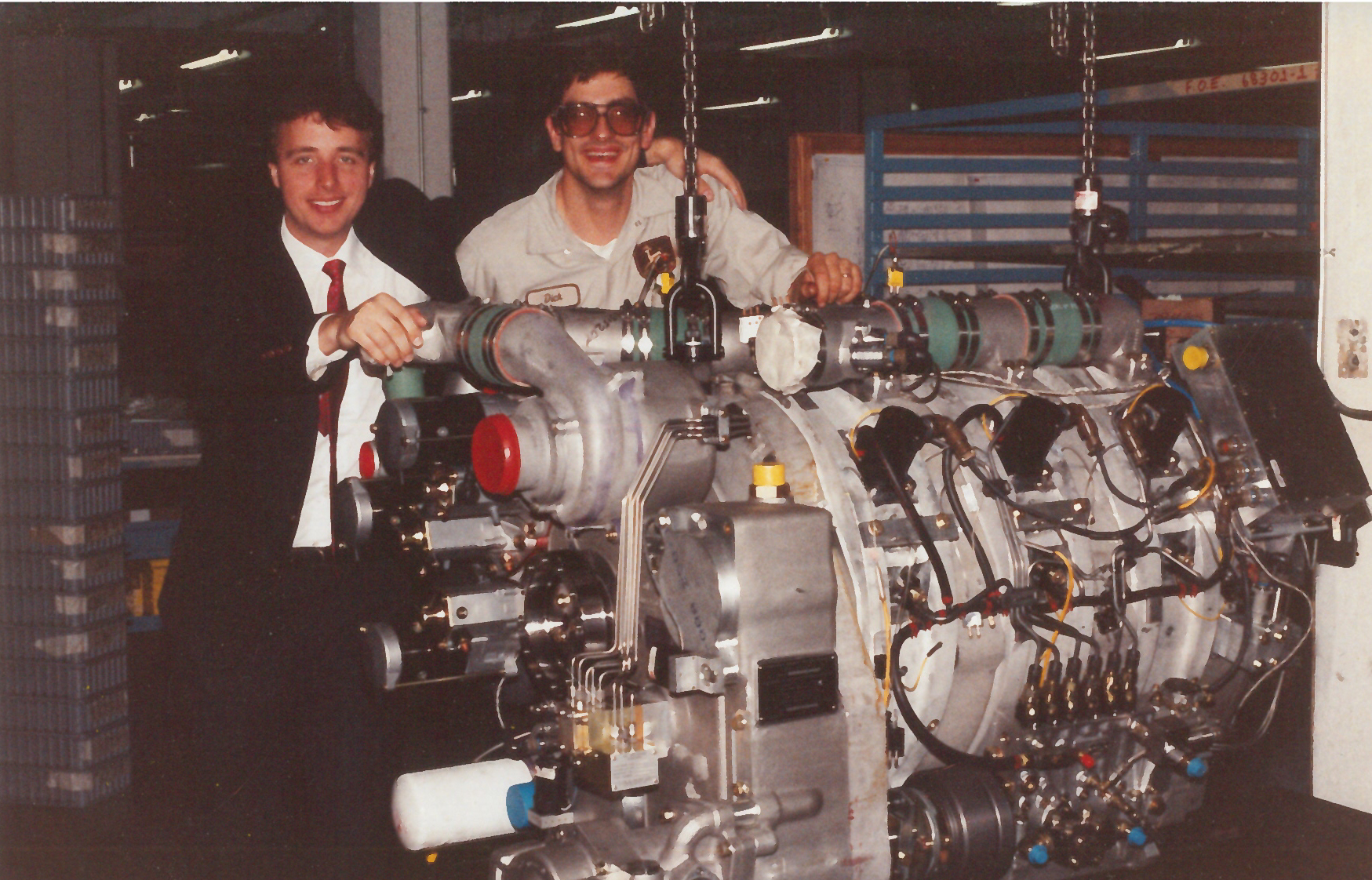John Deere Rotary engine with two engineers