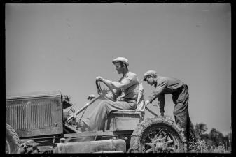 LOC image for one of the early tractors